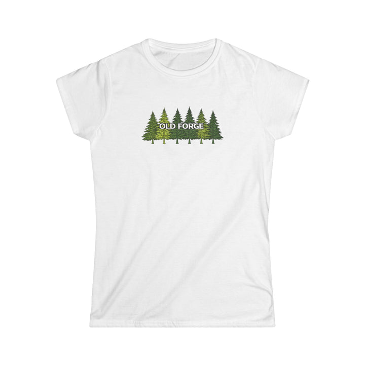 Old Forge Pine Trees Ladies Tee