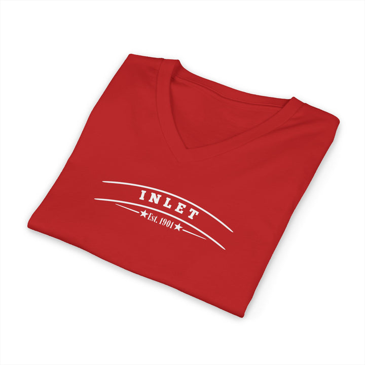 Inlet Unisex V-Neck T-Shirt - My Happy Place