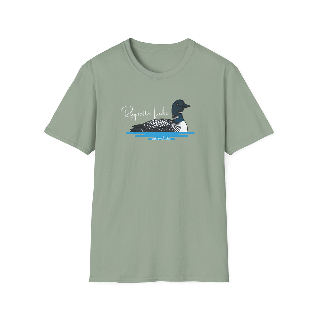 Raquette Lake Unisex T-Shirt - Loon