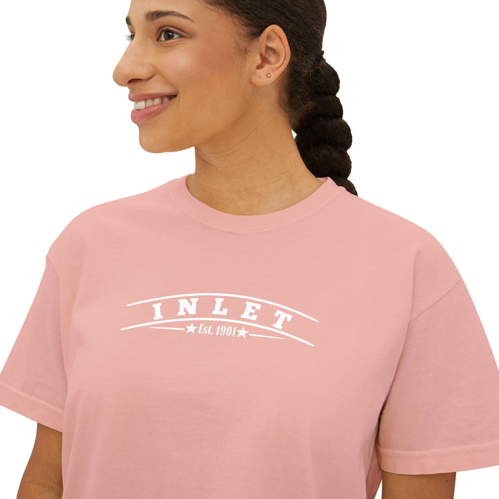 Inlet Ladies Boxy Tee - My Happy Place