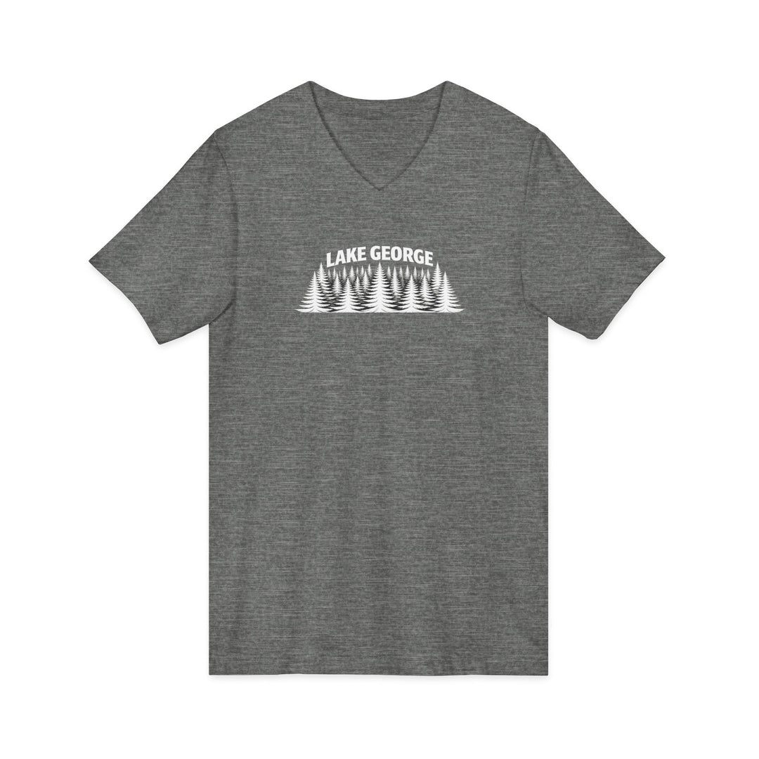 Lake George Unisex V-Neck - Trees