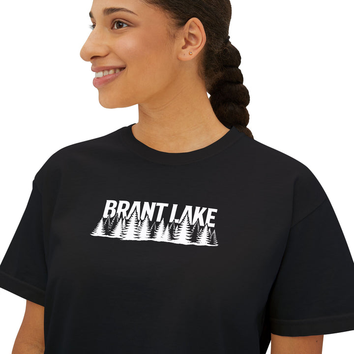 Brant Lake Women's Box Tee - Trees