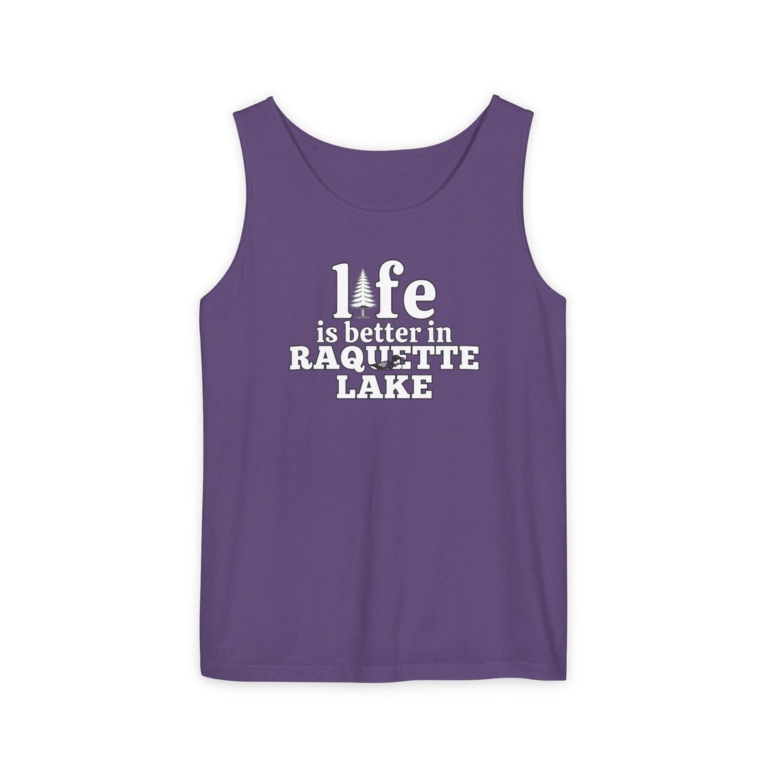 Life is Better in Raquette Lake Unisex Tank