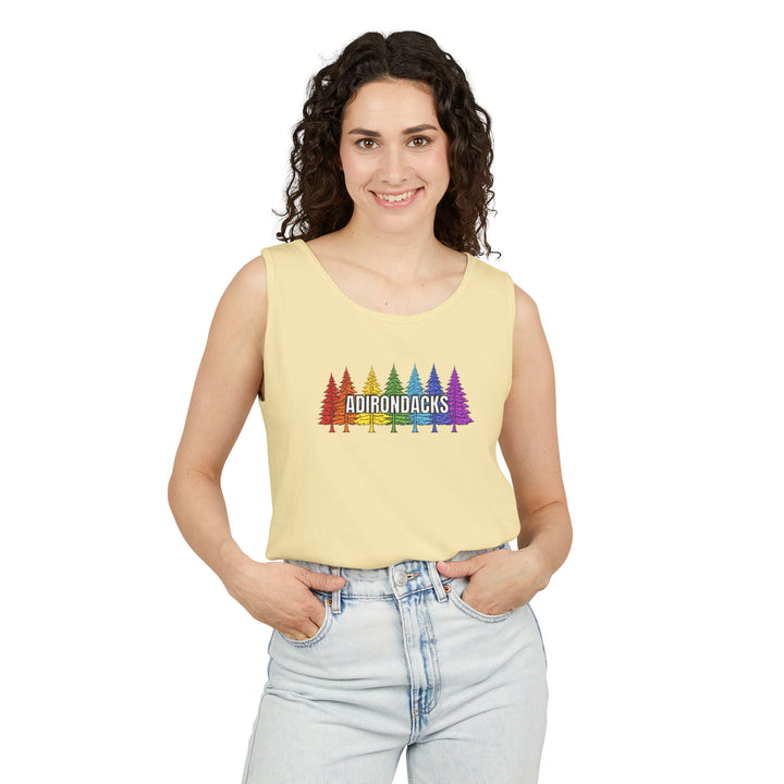Adirondack Rainbow Trees Unisex Tank