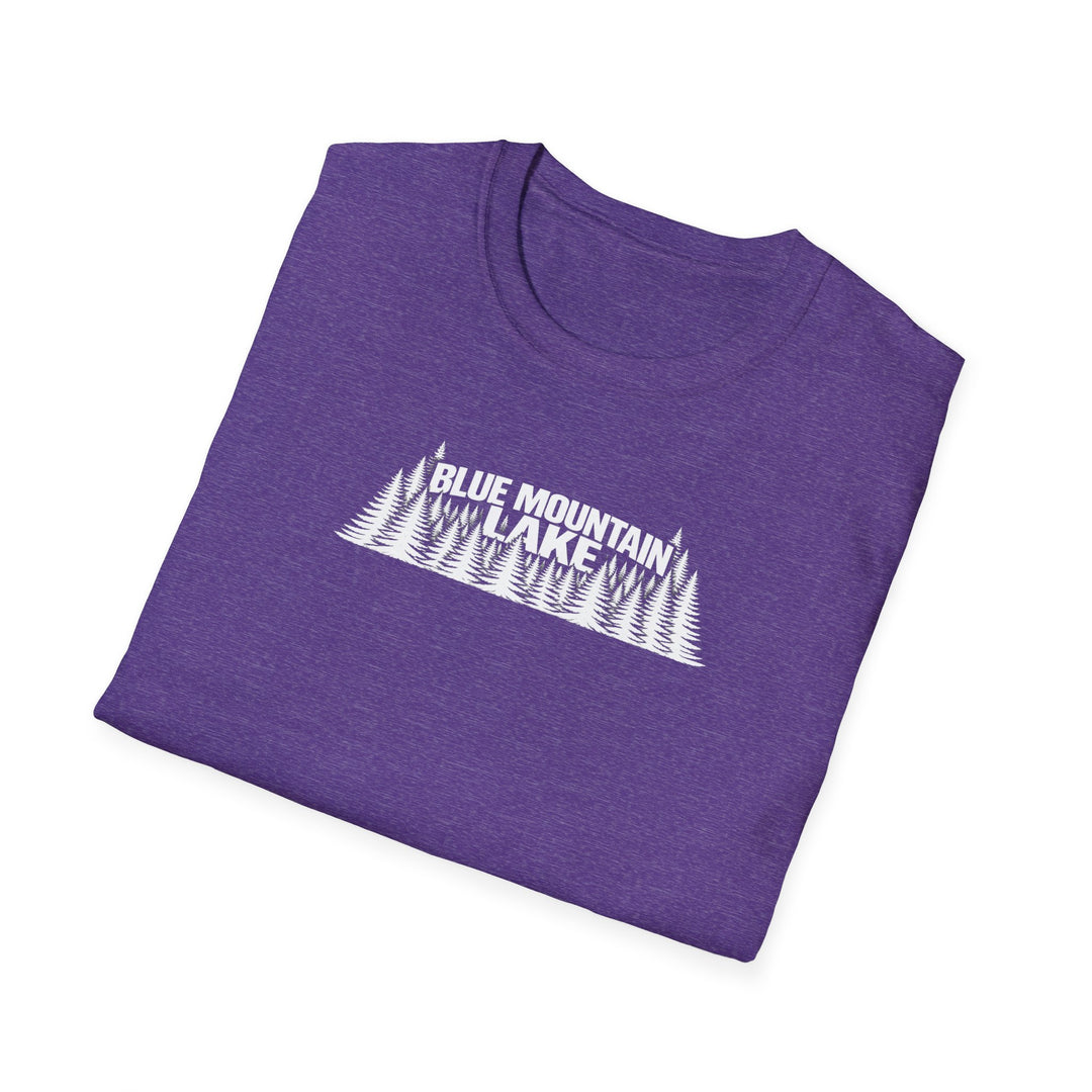 Blue Mountain Lake Trees Unisex T-Shirt