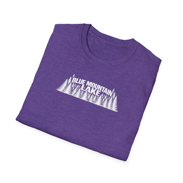 Blue Mountain Lake Trees Unisex T-Shirt