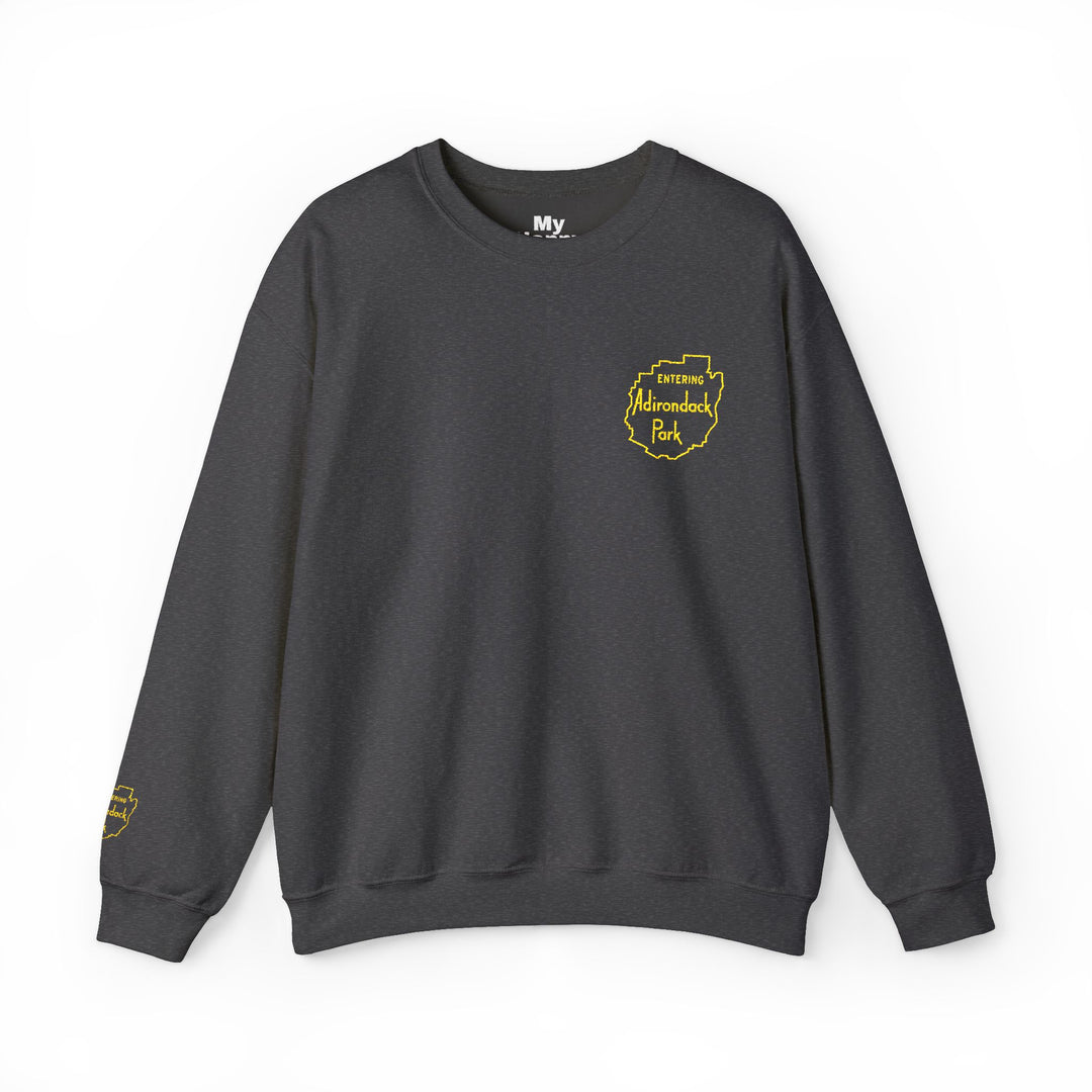 Entering Adirondack Park - Embroidered Sweatshirt