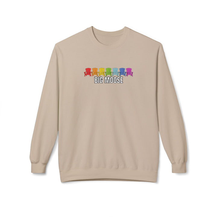 Big Moose Rainbow Chairs Sweatshirt