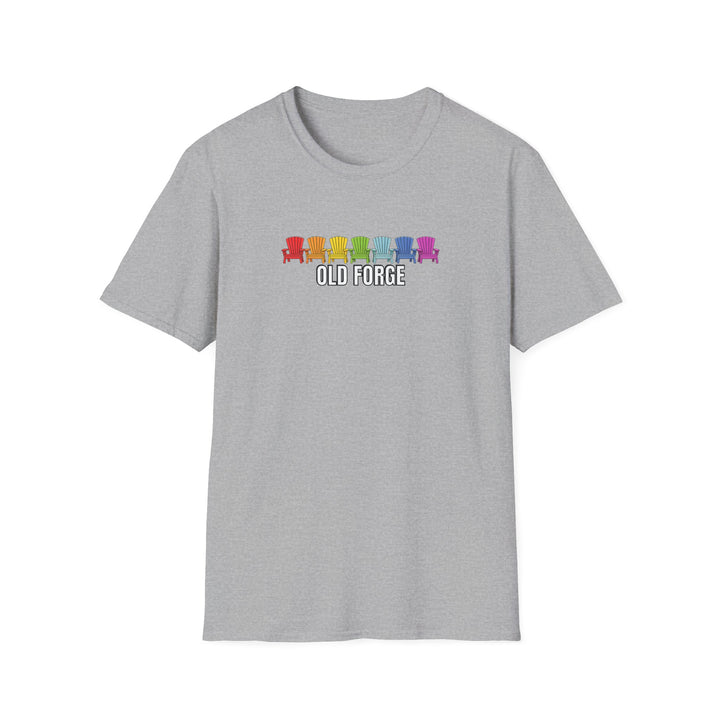 Old Forge Rainbow Chairs Unisex T-Shirt