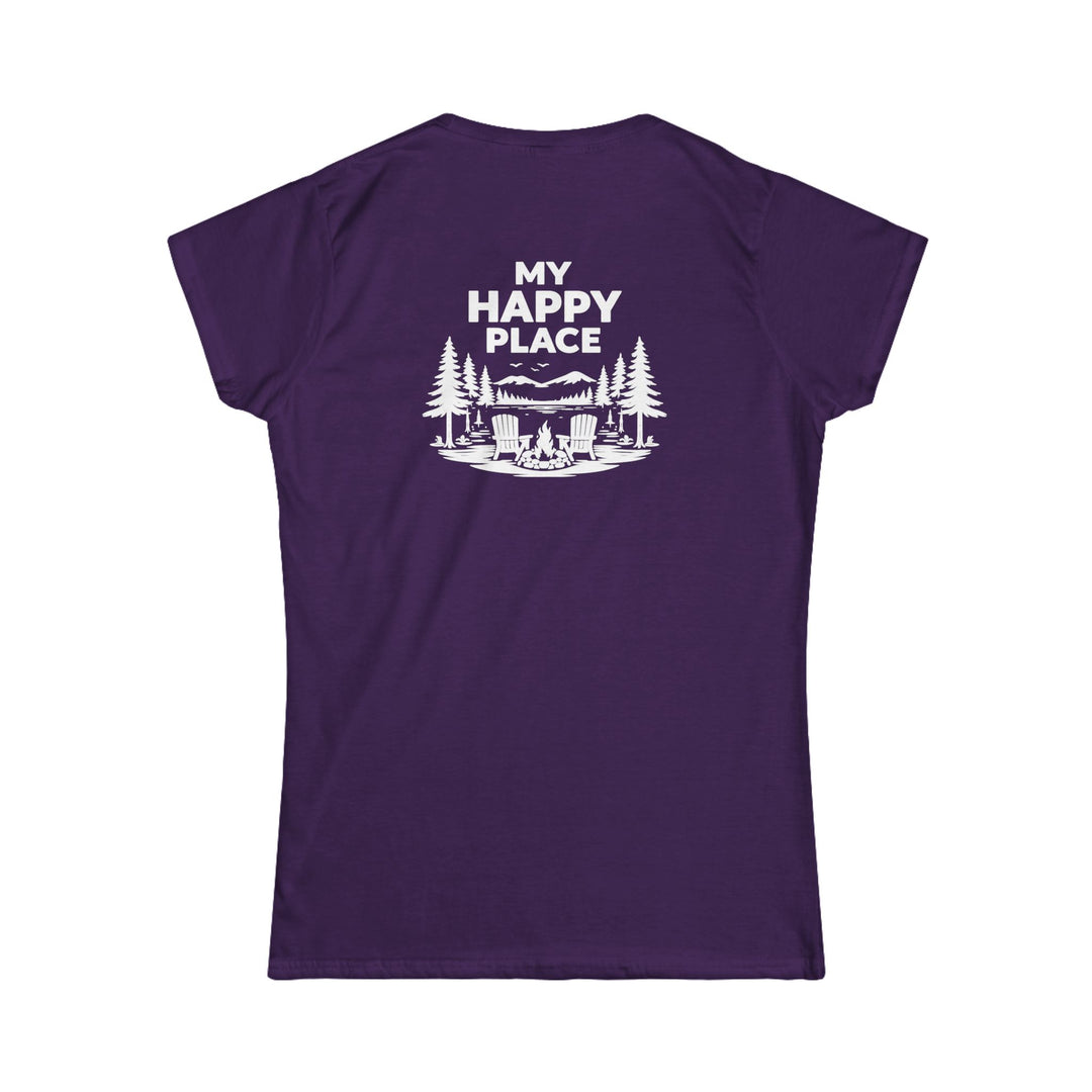 Adirondacks - My Happy Place Ladies T-Shirt