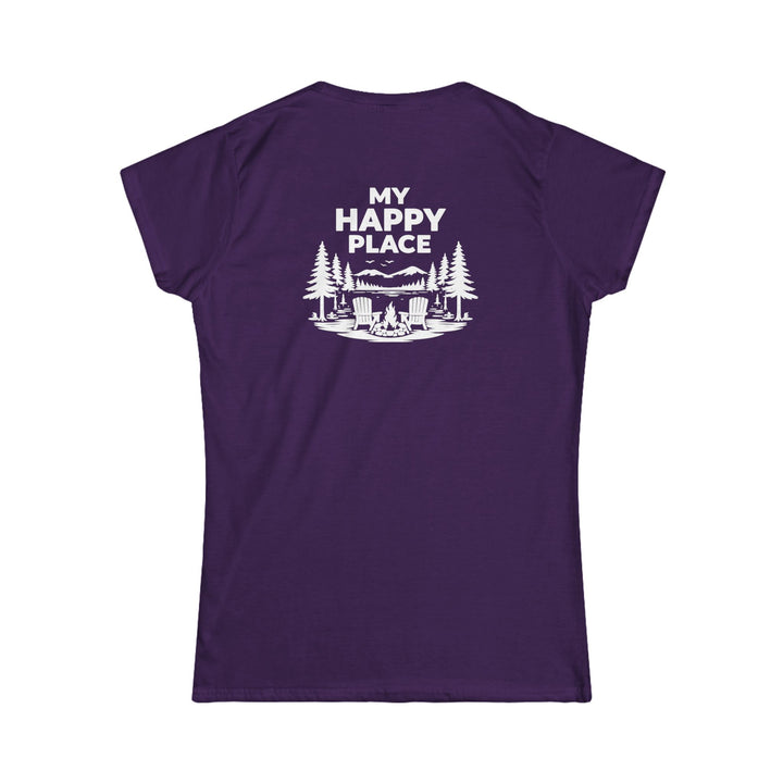 Adirondacks - My Happy Place Ladies T-Shirt