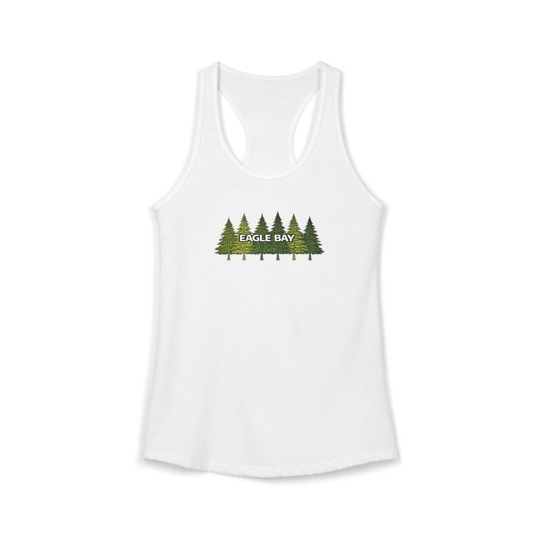 Eagle Bay Ladies Racerback - Pine Trees