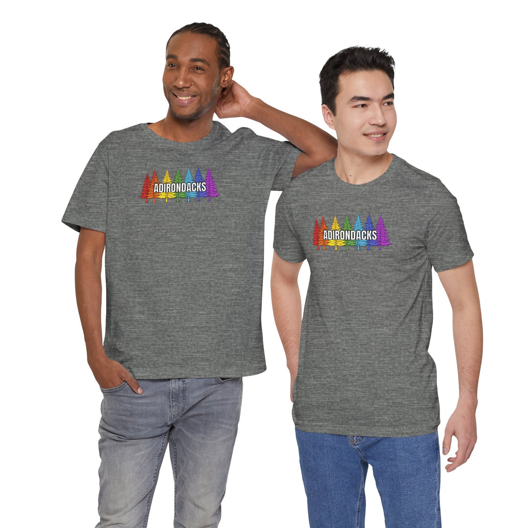 Adirondacks Rainbow Trees Unisex T-Shirt