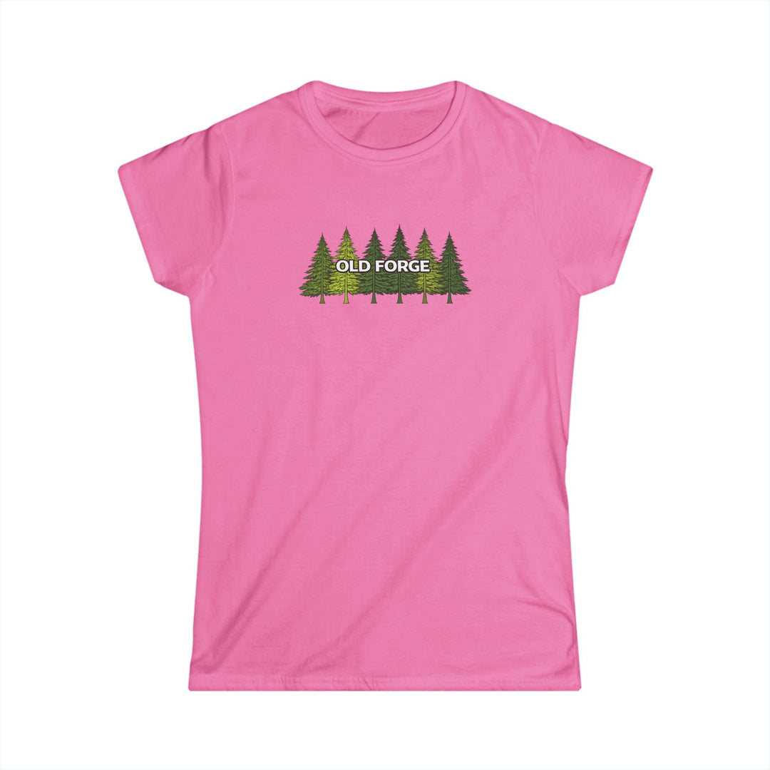 Old Forge Pine Trees Ladies Tee
