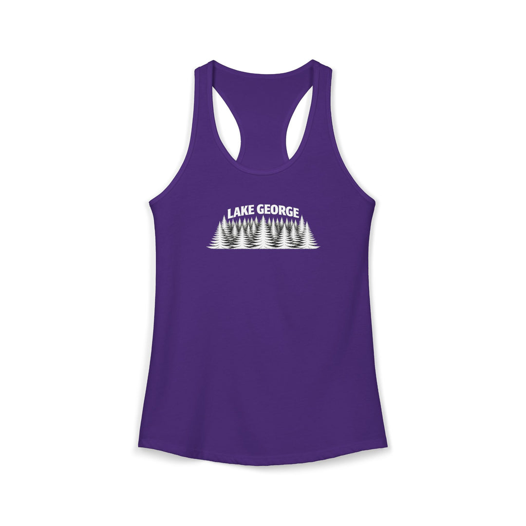 Lake George Trees Racerback Tank
