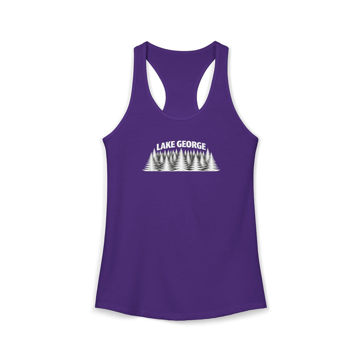 Lake George Trees Racerback Tank
