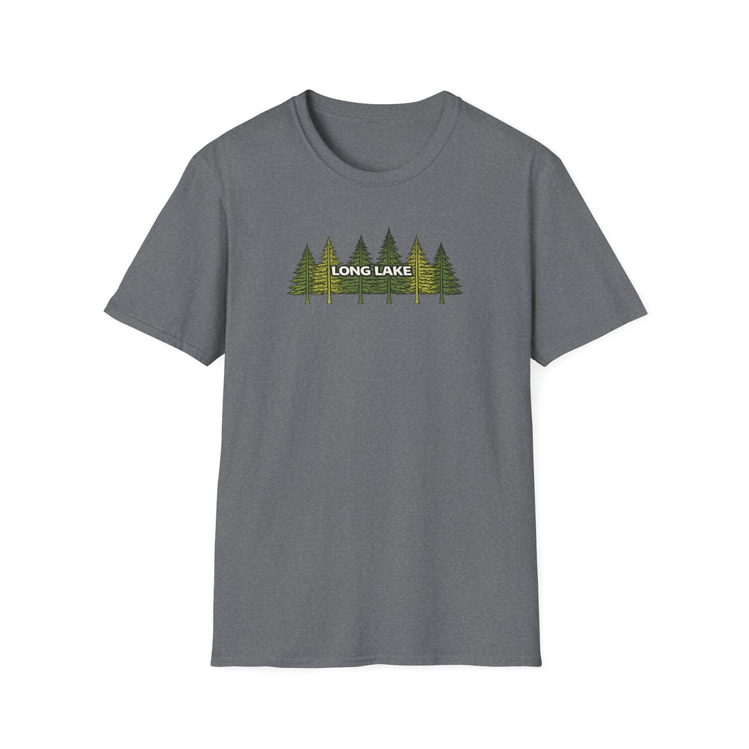 Long Lake Pine Trees Unisex T-Shirt