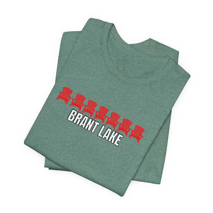 Brant Lake Red Adirondack Chair Tee