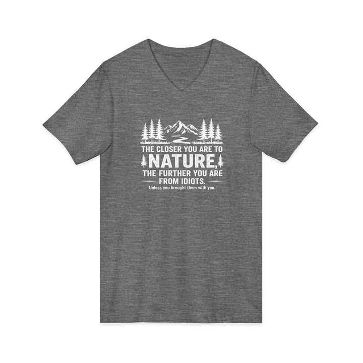Nature-Idiots Unisex V-Neck