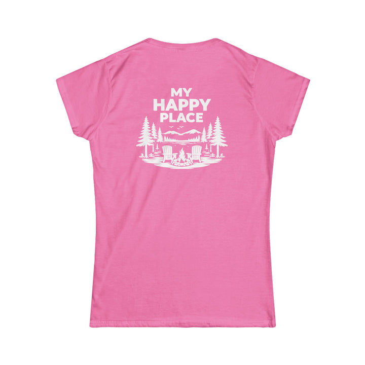 Blue Mountain Lake My Happy Place Ladies Tee