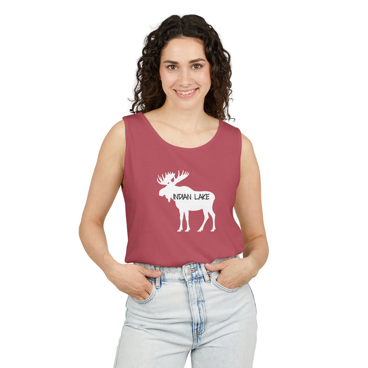 Indian Lake Unisex Tank - Moose
