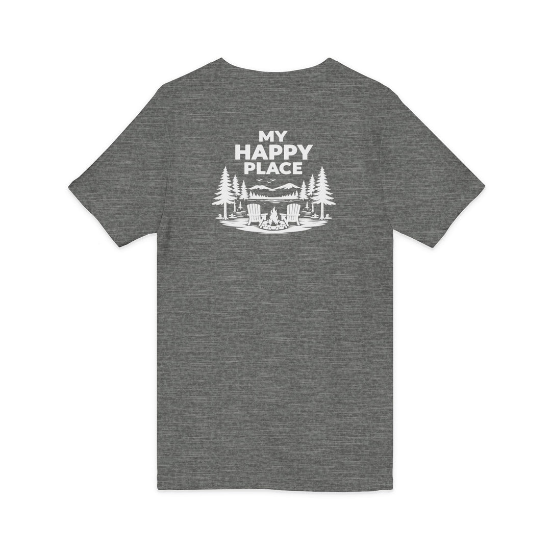 Old Forge My Happy Place  Unisex V-Neck T-Shirt