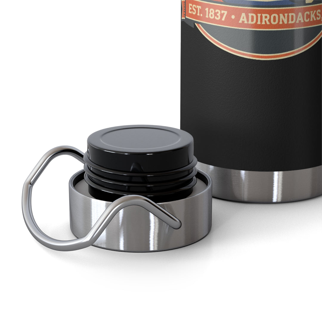 Long Lake Retro Sunset Stainless Water Bottle – 22oz Vacuum Insulated