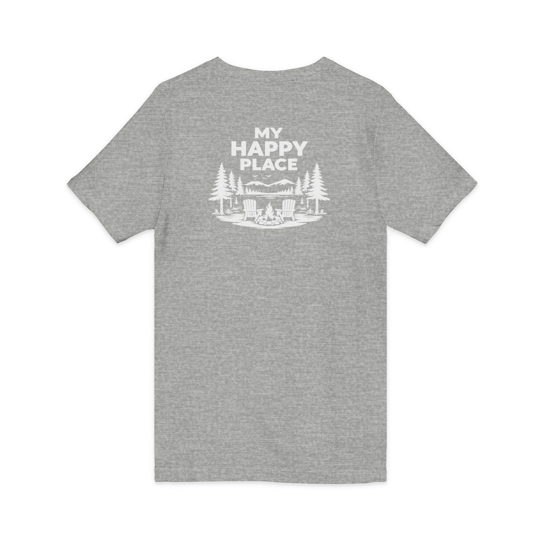 Eagle Bay Unisex V-Neck T-Shirt - My Happy Place