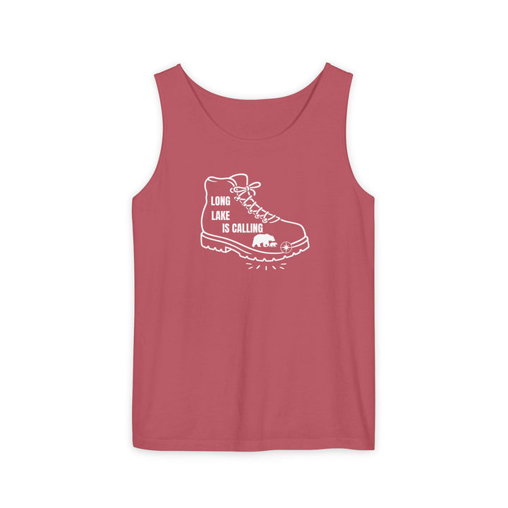 Long Lake is Calling Unisex Tank