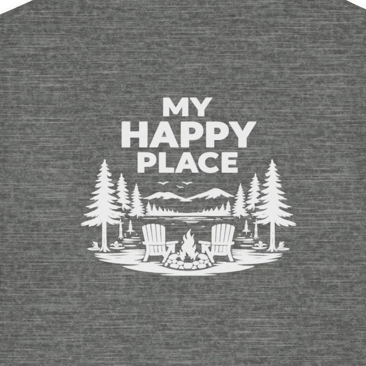 Lake George My Happy Place Unisex V-Neck