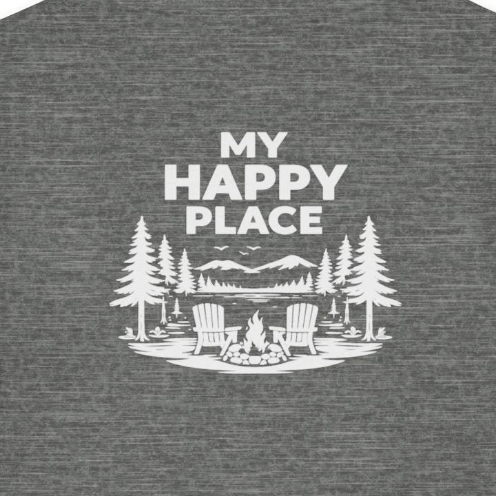 Lake George My Happy Place Unisex V-Neck