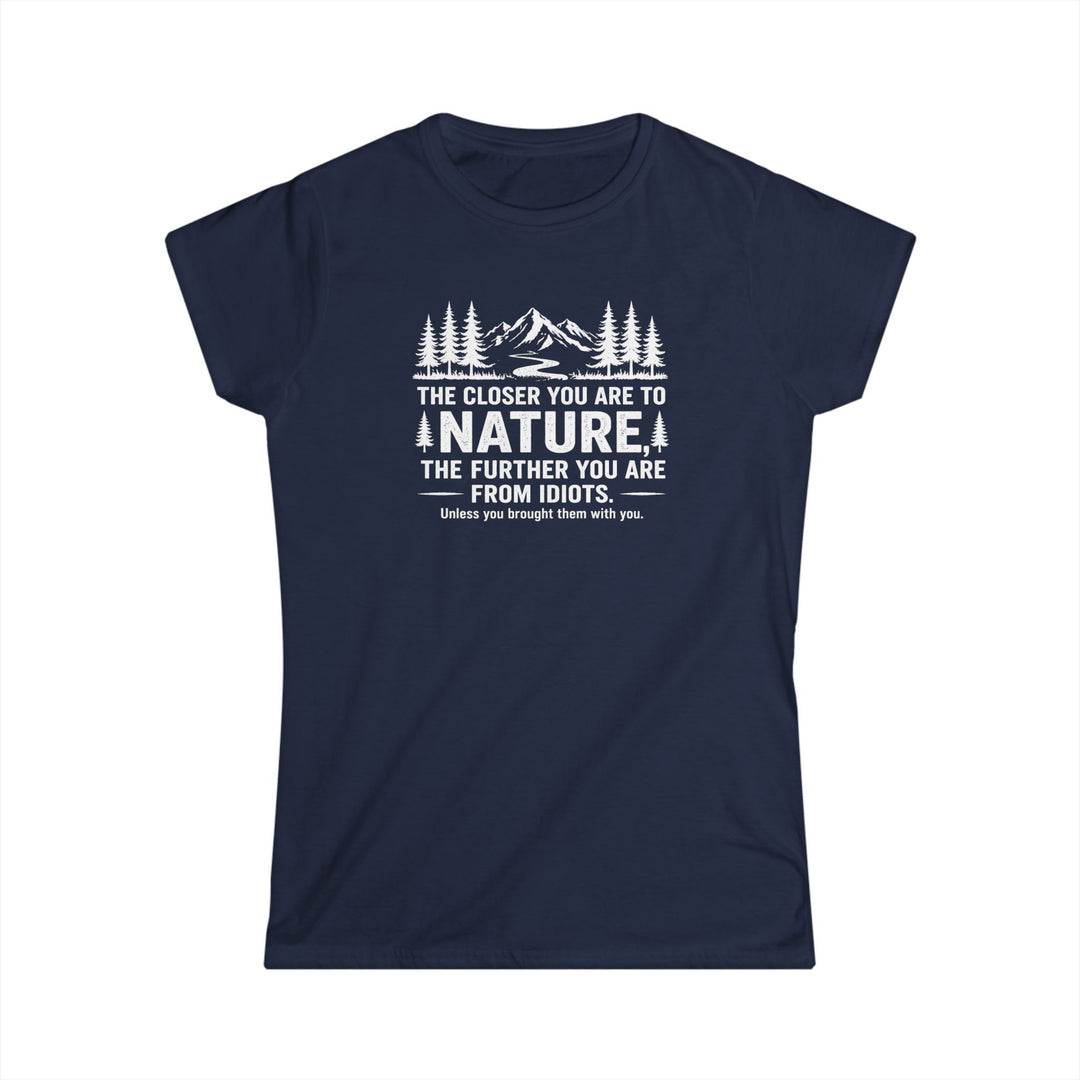 Nature-Idiots Ladies T-Shirt