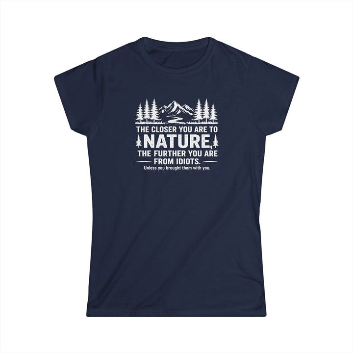 Nature-Idiots Ladies T-Shirt