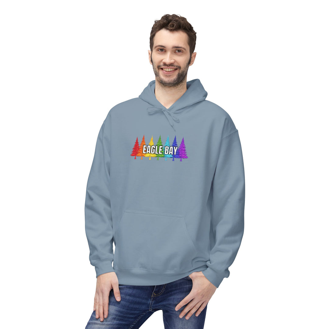 Eagle Bay Hoodie - Rainbow Trees