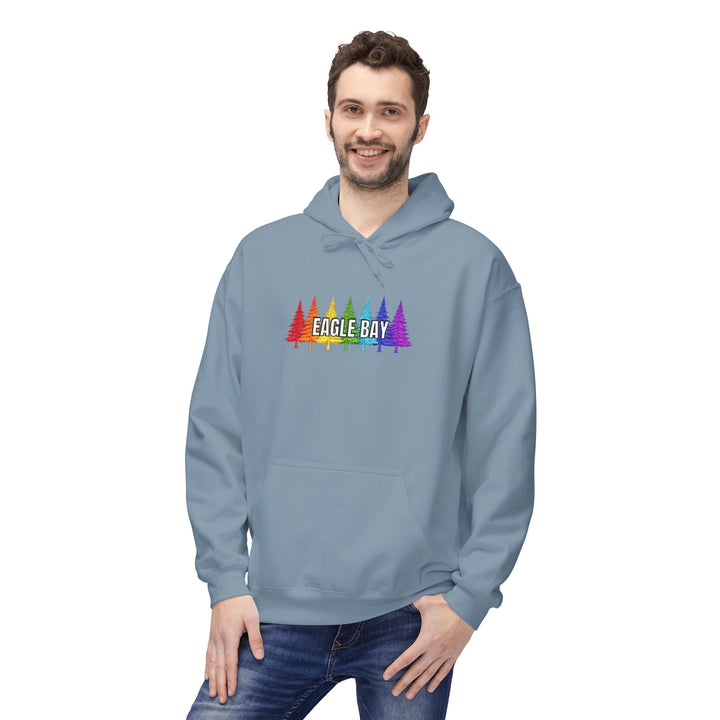 Eagle Bay Hoodie - Rainbow Trees