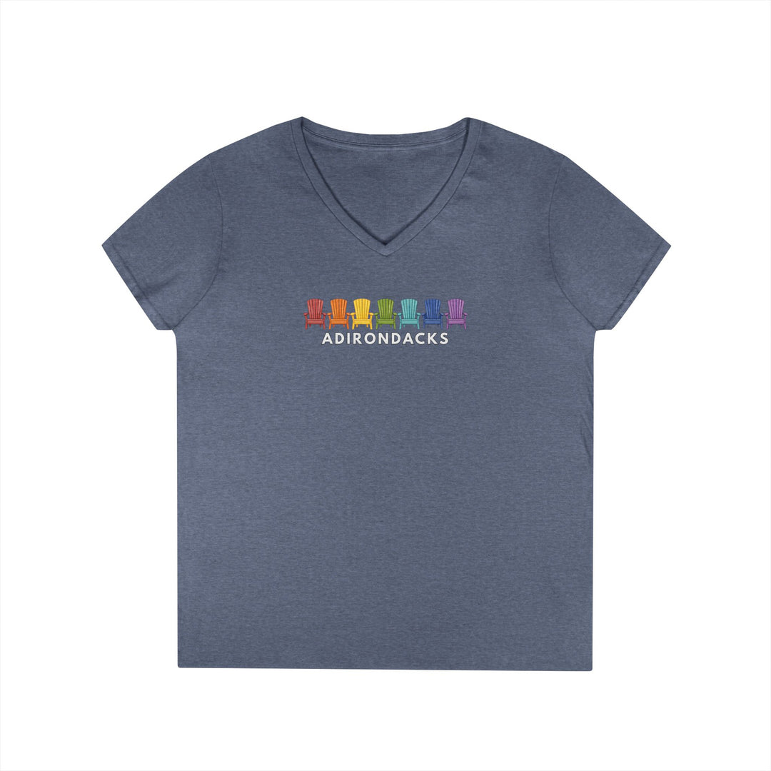 Adirondack Rainbow Chairs Ladies V-Neck