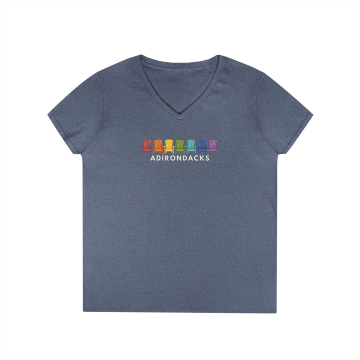 Adirondack Rainbow Chairs Ladies V-Neck