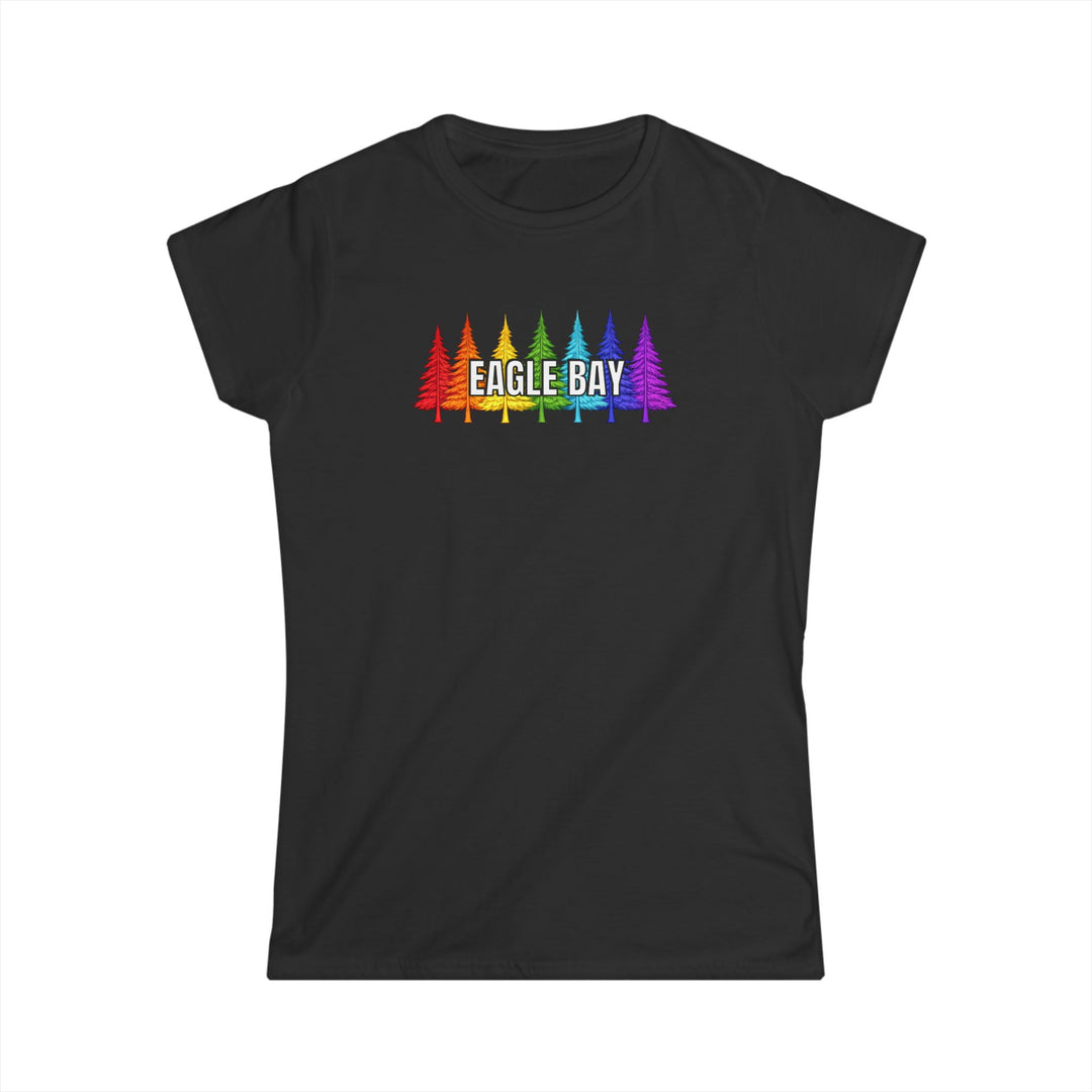 Eagle Bay Ladies Tee Rainbow Trees