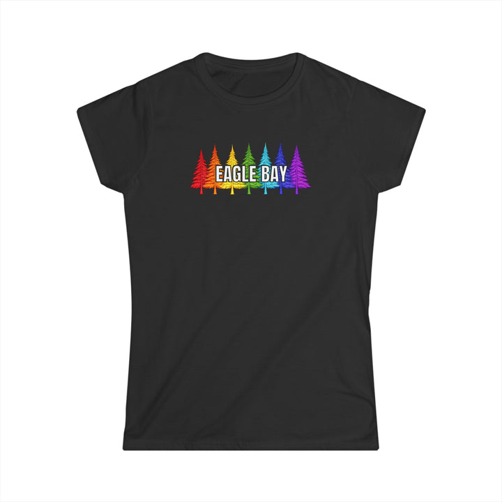 Eagle Bay Ladies Tee Rainbow Trees