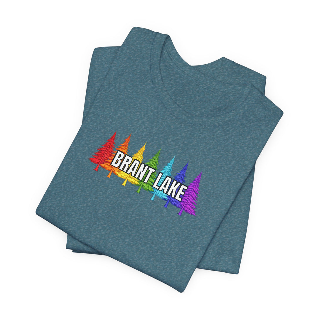 Brant Lake Rainbow Trees Tee