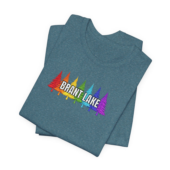 Brant Lake Rainbow Trees Tee