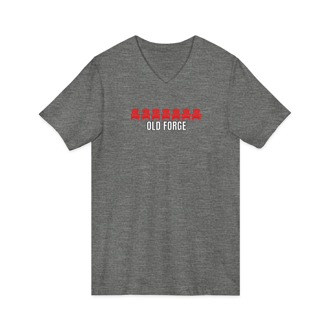 Old Forge ADK Chairs Unisex V-Neck T-Shirt