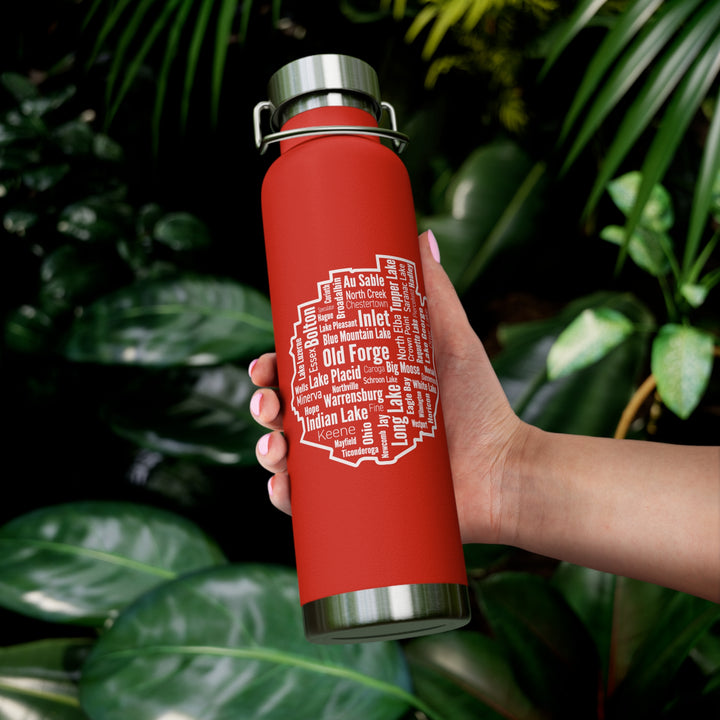 Adirondack Towns Copper-Lined Water Bottle