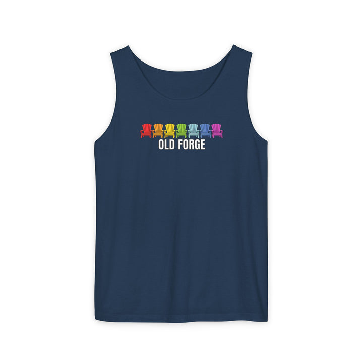 Old Forge Rainbow Chairs Unisex Tank