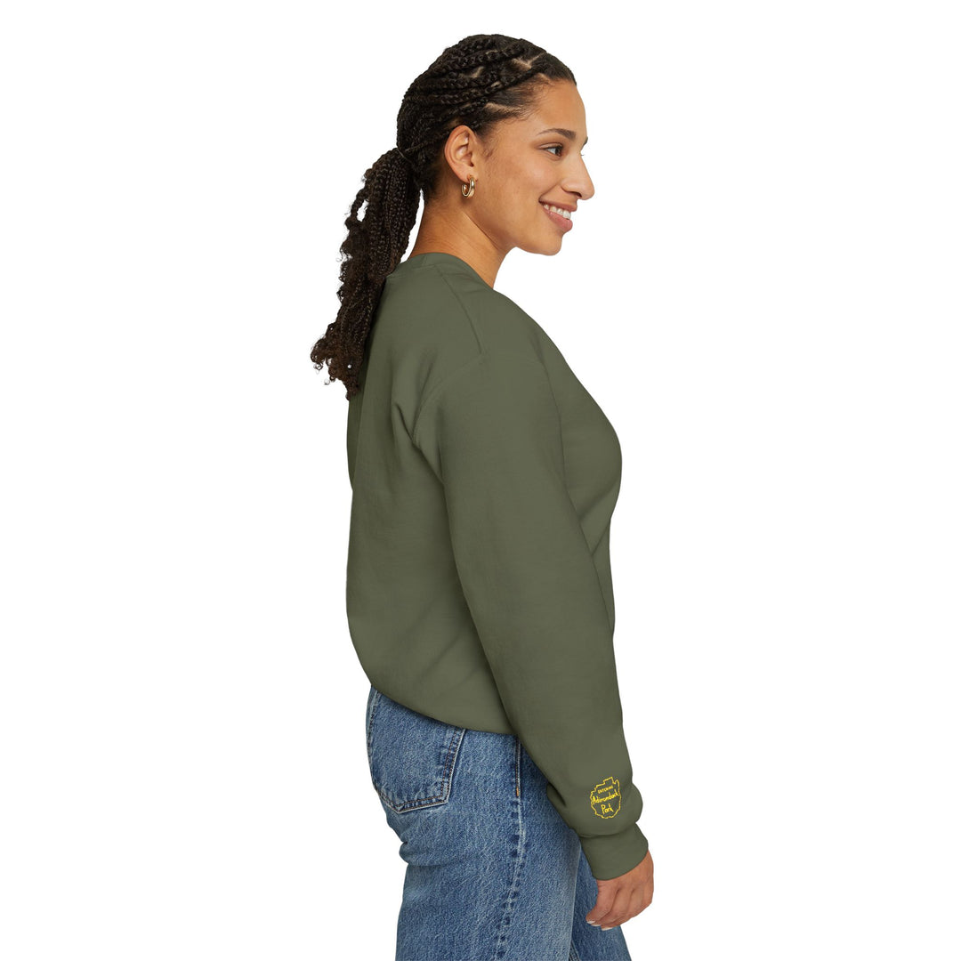 Entering Adirondack Park - Embroidered Sweatshirt