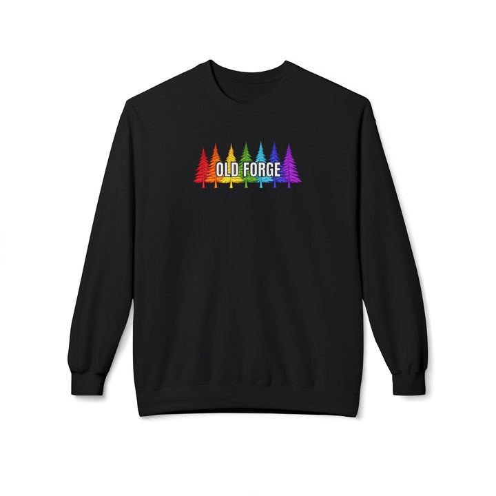 Old Forge Rainbow Trees Sweatshirt