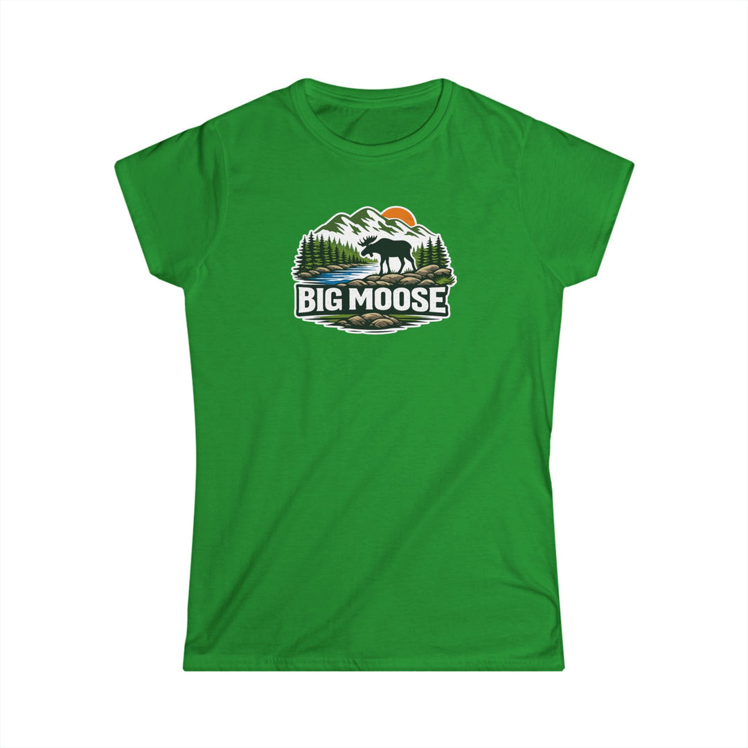 Big Moose Sunset Ladies Tee