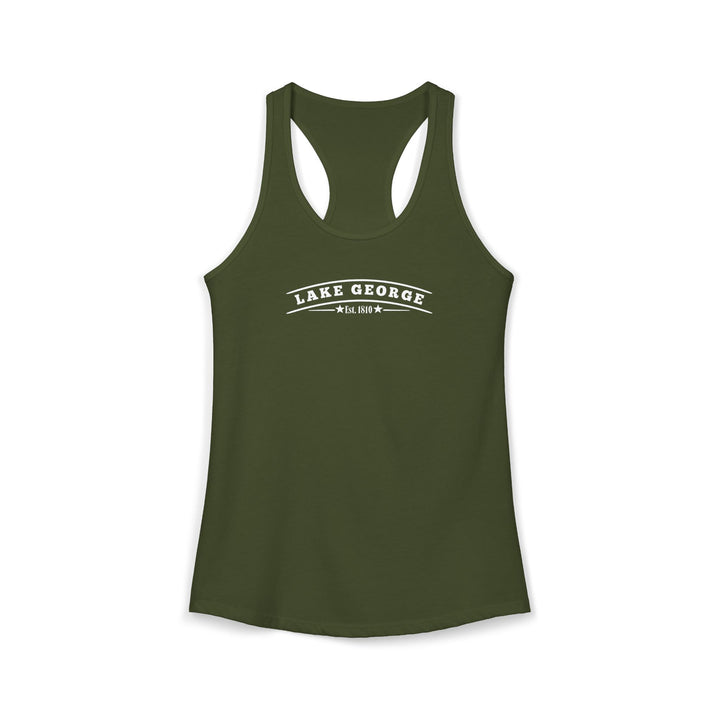 Lake George Est 1810 Racerback Tank