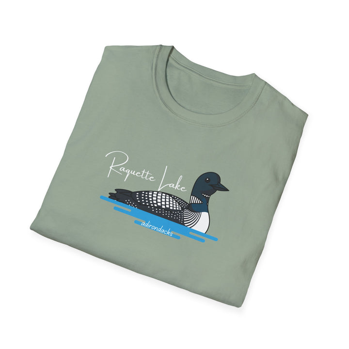 Raquette Lake Unisex T-Shirt - Loon