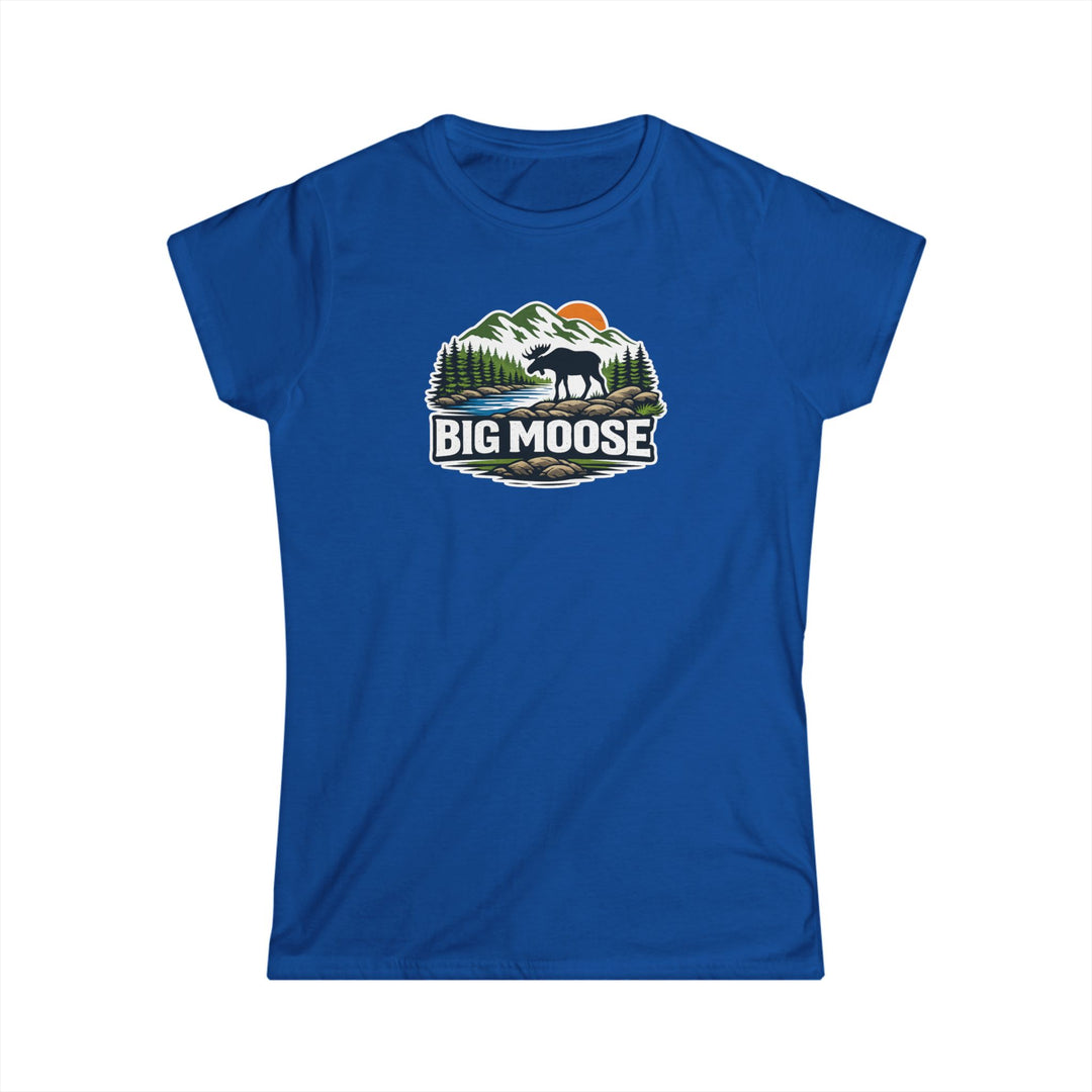 Big Moose Sunset Ladies Tee